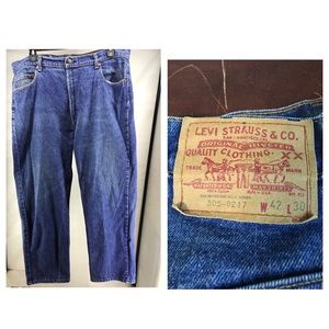 Levi’s Vintage jeans 505-0217 42/30 Made In USA